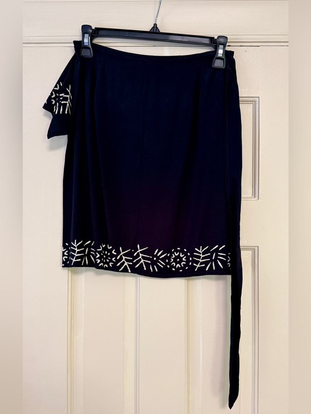 Calvin Klein Vintage Black Wrap Skirt